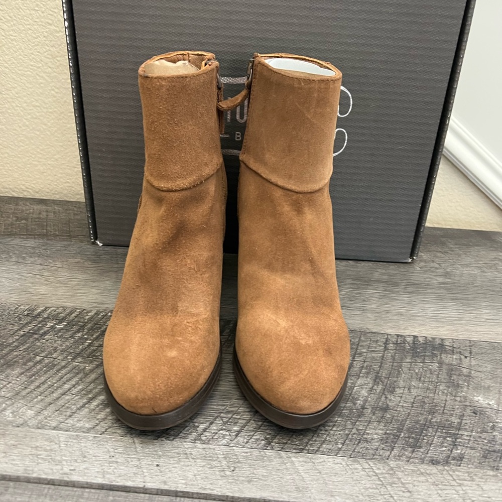 Thursday Boot Company Tan Suede Ankle Boots